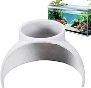 Underwater Tunnel - Fish Tank Cave | Tank Corner Ornament Aquarium Tunnel | Fish Tank Underground Tunnel for Betta, Shaped Fish and Shrimp Hiding Decoration