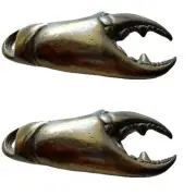2 mud crab CLAW anchor shape beer Bottle Opener 5"solid 100% Heavy Hollow brass