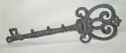 Key rack Key shaped rack Cast Iron Heart shaped end