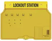 4 PADLOCK STATION UNFILLED, LOCK, LOCKOUT DEVICE TYPE LOCKOUT ST FOR MASTER LOCK