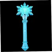 Kisangel Glowing Fairy Wands Creative Snowflake Light Sticks for Dress Up Cosplay Stage Performance Birthday for Comfortable Design