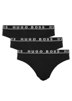 Boss Stretch-cotton Boxer Briefs - set of Three - Black - M M