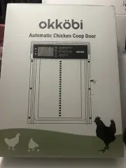 Automatic Chicken Coop Door Solar Panel Powered - LCD Display Remote New NIB