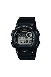 Casio Collection Gents Vibration Alarm Watch W-735H-1AVEF Water Resistant