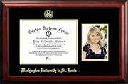 NCAA WashingtonSt. Louis Bears Unisex Washington University in St. Louis 11 x 8.5 Inches Gold Embossed Diploma Frame with 5 x 7 Inches Portrait Gold Embossed Diploma Frame with 5 x 7 Inches Portrait Brown One Size