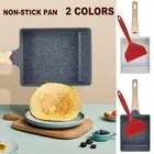 Tamagoyaki Pan Non Stick Japanese Omelette Pan Easy to Use Egg Roll Pan QAHVa