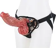 SAHOOSAFETY 16 cm strap-on penis, silicone dildo G-spot masturbator, removable silicone dildo with strong suction cup for men and women(C)