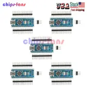 5Piece Nano V3.0 Mini USB ATmega328P-AU CH340 5V Board USB For Arduino USA