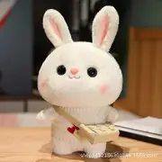 11.8in Bunny Stuffed Animals Doll, Soft Cuddle Toy For Girls Boys, Small Plush Toy Pillow For Kids, Cute Plush Rabbit Teddy Figure,, Birthday Gifts Ba