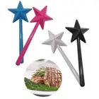 Long Hand Condiment Jar Utensils Star Salt Pepper Magic Wands Kitchen & Dining