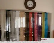 40x110" String Curtain Fringe for window, wall decor, door divider room screen