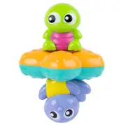 Playgro Topsy Turvy Turtle Baby/Kids Fun Floatable Rattle Bath Toy 9m+