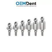 Straight Ball Attachment Slim Platform - BlueSkyBio® Hexagon 2mm Compatible