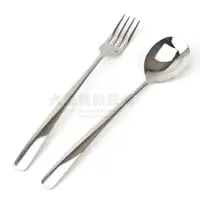 在飛比找蝦皮購物優惠-A-OK 韓式 大圓匙 大叉子  304不鏽鋼 湯匙 叉子 