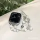 混色星星月亮Apple Watch 錶帶適用蘋果iwatchs9錶帶apples87串珠手鍊招財貓手錶帶