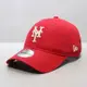 帽子軟頂920鴨舌帽MLB棒球帽鏈條刺繡NY紐約大都會紅色UU代購#