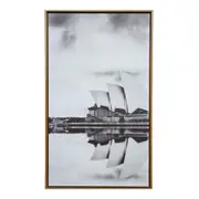 Framed 60x100cm Canvas/Resin Opera House Hanging Wall Art Home Decor Display