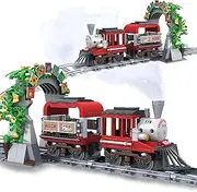 Classic City Sets With Tracks, Steam Building Model Kit Toys With Real Details for Train Lovers, STEM Toys for Kids 6-12, Boys and Girls Christmas Decor Collectible (364Pcs)