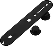 GREENADSCAPE 1 Set Guitar Volume Control Plate with Volume Knob and Caps Durable and Design Precision Tone for Electric Guitar Players Enhance Your