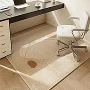 Desk Chair Carpet Study Office Chair Floor Mat Chairs Rug for Living Room Floral Geometric,SA2161,QT,150x150cm
