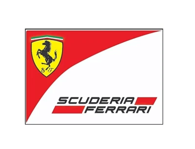 NEW RETRO SCUDERIA FERRARI LOGO PREMIUM VINYL DECAL STICKER CAR HAMILTON LECLERC