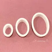 Oval Polymer Clay Cutter Set