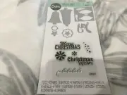Sizzix Silver Bells Framelits Stamp and Dies 664781 NEW