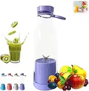 Appreciarel Blender, Appreciarel Portable Blender, Smoothie Blenders, With Stainless Steel Blades for Smoothies, Ice Blending, Juicing, USB Charging, Durable Stainless Steel Blades (Purple)