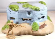 Atherton CTS Painted WWII Concrete Pillbox Bunker