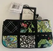 Vera Bradley NWT Patchwork Cosmetics Bag Spectator Collection Zip Closure