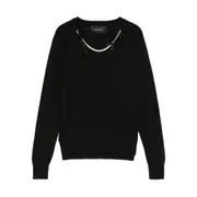 [Simone Rocha] Simone Rocha Pearl-embellished Sweater S BLACK