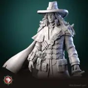 Vampire Hunter Gabriel | TABLETOP SCALE | TTRPG Miniature | White Werewolf Taver