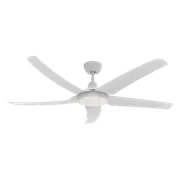 Hover DC Ceiling Fan 56" White LED Light White - 60071