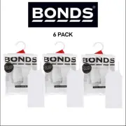 Bonds Womens Comfortable Singlet Vest Flat Side Seamless 6 Pack W538