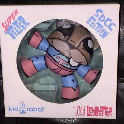 JOE LEDBETTER SDCC 2007 SUPER TEETER VINYL ART FIGURE RARE! KIDROBOT Dunny