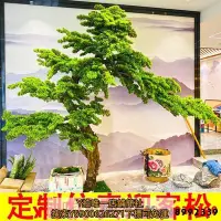 在飛比找Yahoo!奇摩拍賣優惠-特賣-仿真植物大型仿真假美人松新中式迎客松樹商場酒店裝飾羅漢