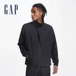 GAP 男裝 LOGO立領外套-灰黑色(638415)