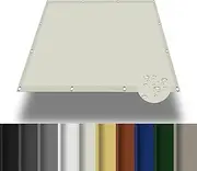 Balcony Privacy Screen 3.5 x 3.5 m(11.5 x 11.5ft) Rectangle Garden Fence Screening Weather Resistant Durable for Outdoor Courtyard Patio Carport Lawn Swimming Pool, Beige