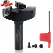 Premium CNC Spoilboard Surfacing Router Bit 1/2" Shank, 2" Cut, Carbide Inserts