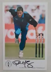 PAUL FRANKS SIGNED IN PERSON 10x15 POSTCARD COLLECTABLE CRICKET COA