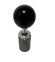 T Handle Spring Loaded Steel Body Pull Pop Pin 1/2" Locking Straight Ball
