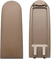 Center Console Armrest Lid for VW Bora Passat Beetle Golf MK4 GTI R32, Car Center Console Armrest Cover Latch Lid Leather Protector Cap-Brown