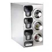 Dispense-Rite CTC-C-3RSS Countertop Cup Dispensers