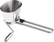 Manual Stainless Steel Parsley Shredder Chopper Versatile Kitchen Tool for Herbs Vegetables Spices Hand Cranked Design for Easy Use for Garlic Ginger