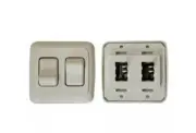 Diamond White Rocker On/Off DG3201VP SWITCHES