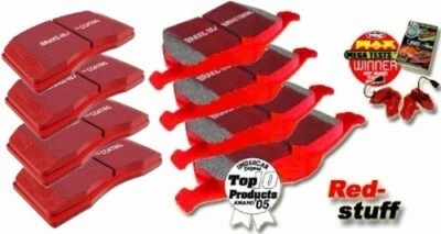 EBC Brake Pads Redstuff Front+Rear for Jaguar S TYPE ( Ccx (for: Jaguar)