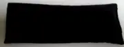 Morning Sickness/Sleep/Migraine Satin Eye Pillow Lavender Linseed: Black