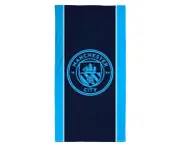 Manchester City FC Crest Cotton Beach Towel (Blue) - AG3225