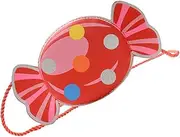 [COMPUKAS] 1Pc Candy Shaped Crossbody Bag Cute Mini Change Purse for Boys and Adorable and Portable Storage Pouch for Accessories and Daily Use