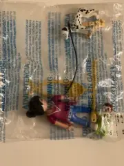 [Playmobil] Dog Walker with Leash Dalmation - New - See Photos